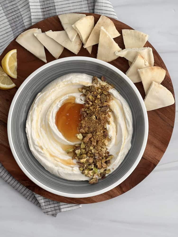 Whipped Ricotta Dip With Honey And Pistachios Food Dolls