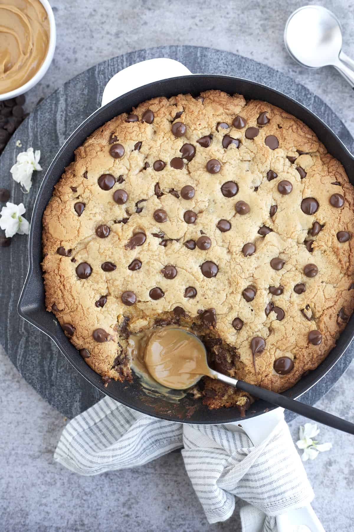 Chocolate Chip Skillet Cookie - Bakes by Brown Sugar