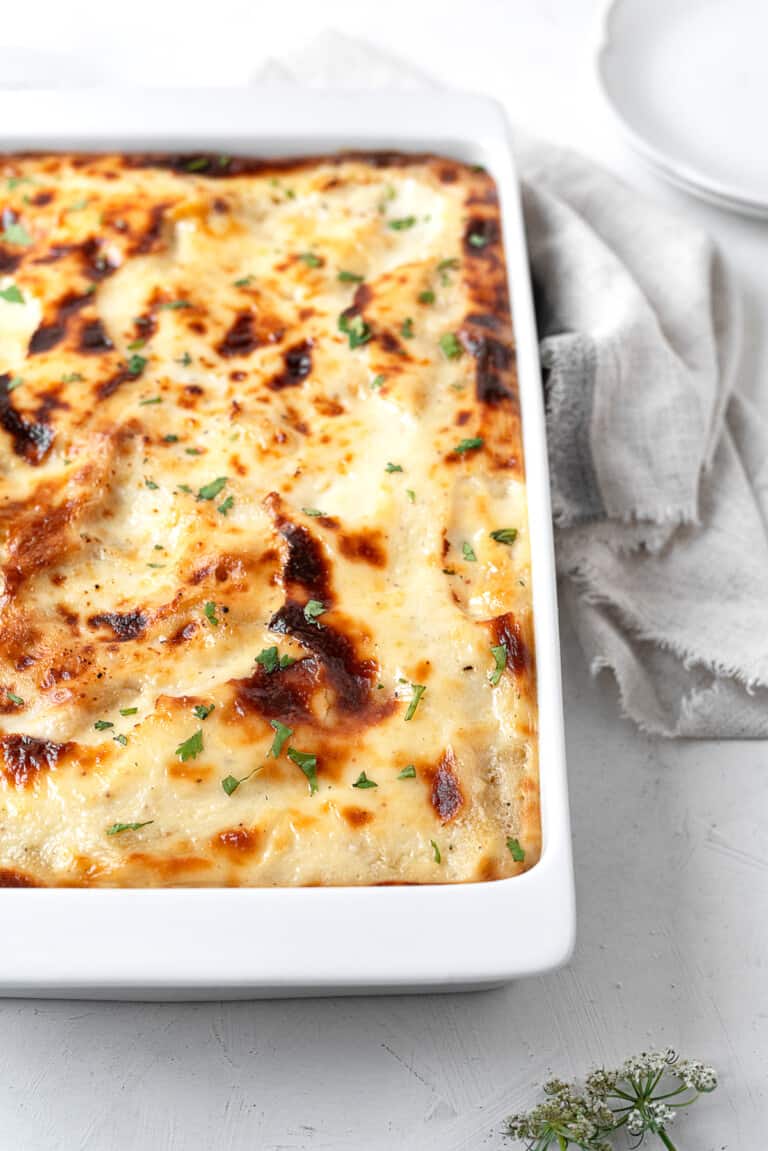 Baked Penne Pasta with Bechamel Sauce