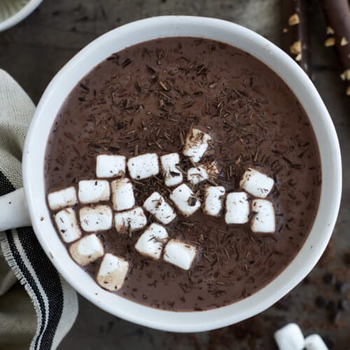 Slow Cooker Hot Chocolate • The Diary of a Real Housewife