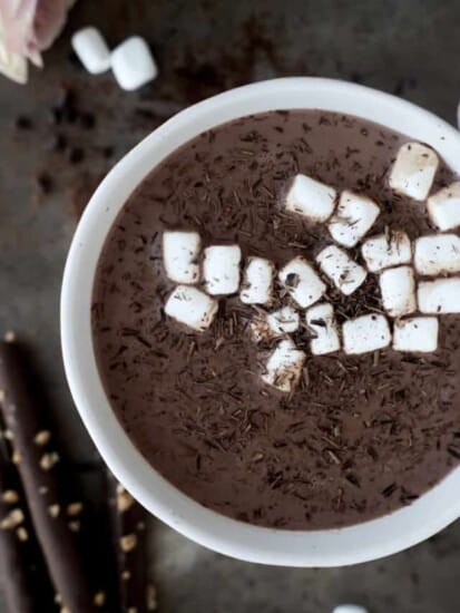 Espresso Slow Cooker Hot Chocolate