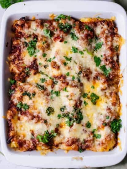 Baked Lasagna Rolls