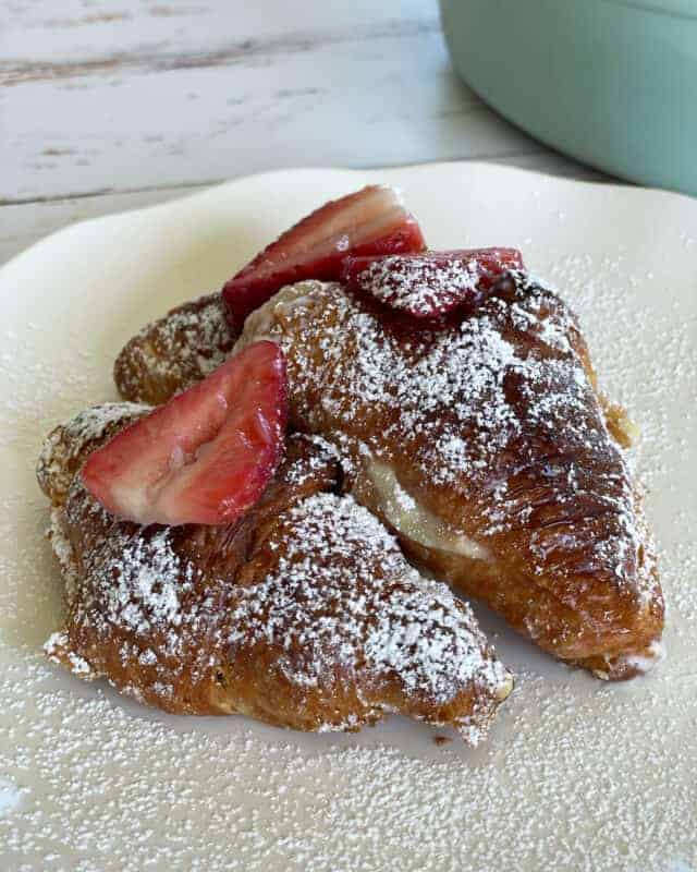 Strawberry Cheesecake Croissant French Toast image