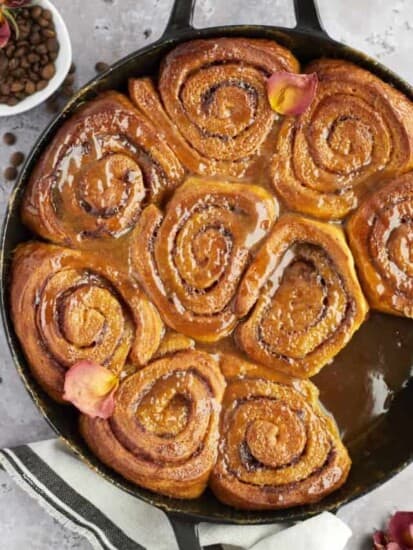 Caramel Macchiato Cinnamon Rolls