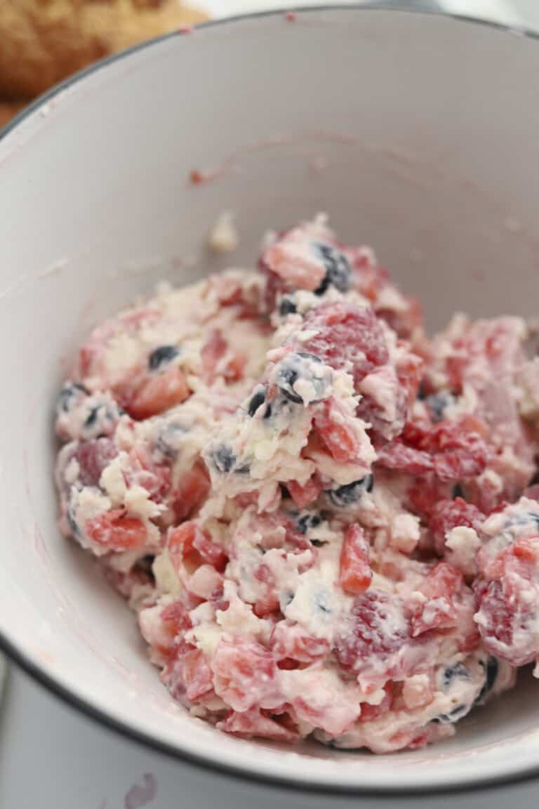 Berry Stuffed Croissant French Toast Bake