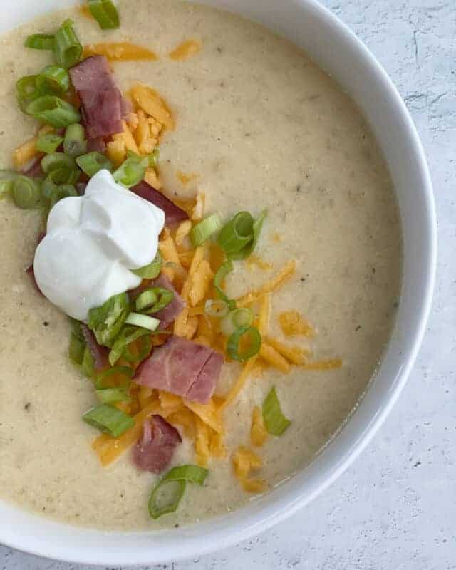 Crock Pot Potato Soup (Cheesy & Delicious) - Savory With Soul