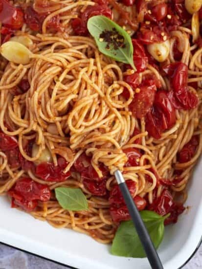 Sheet Pan Spaghetti