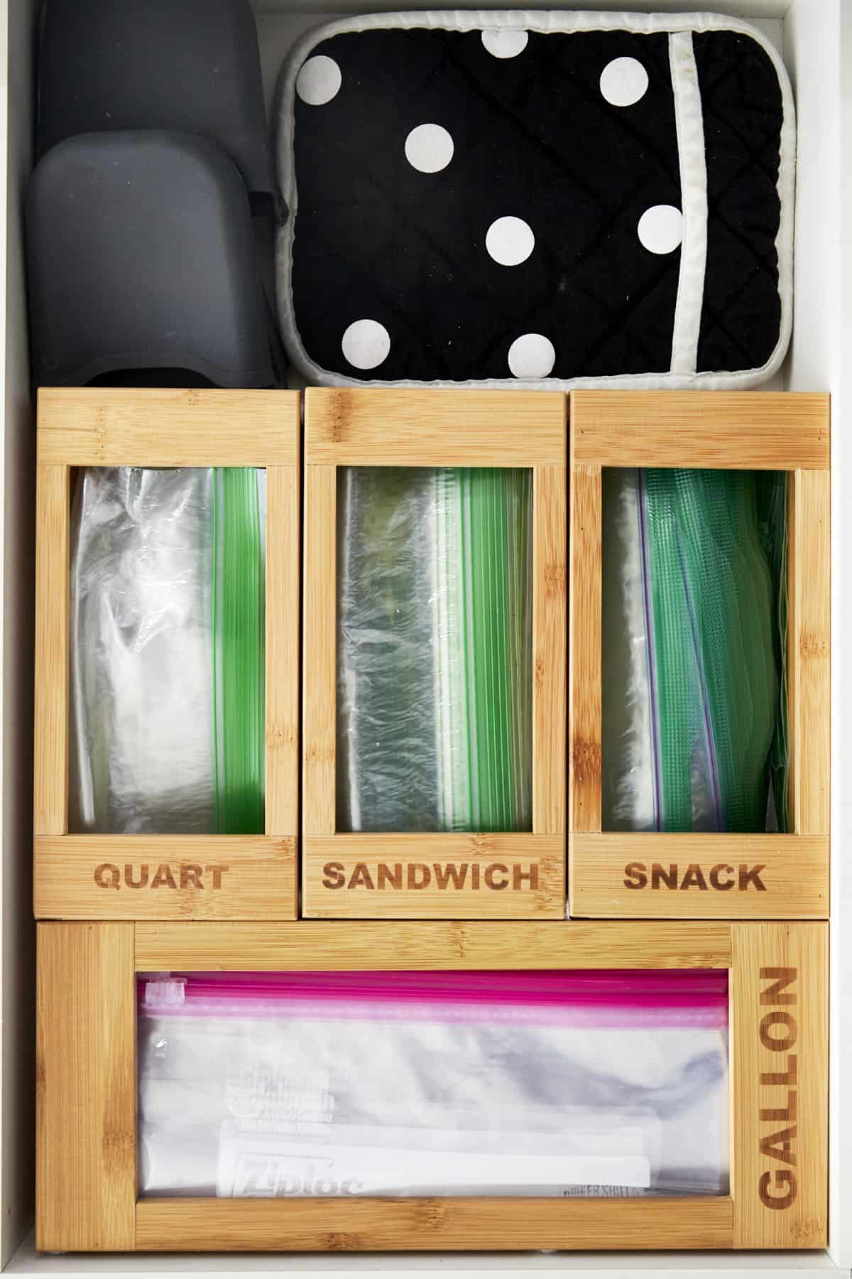 Keep Storage Bags in One Spot With This 'Must-Have' Drawer Organizer