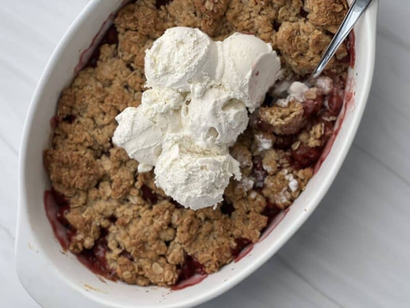 The BEST Apple Crisp Recipe - Food Dolls