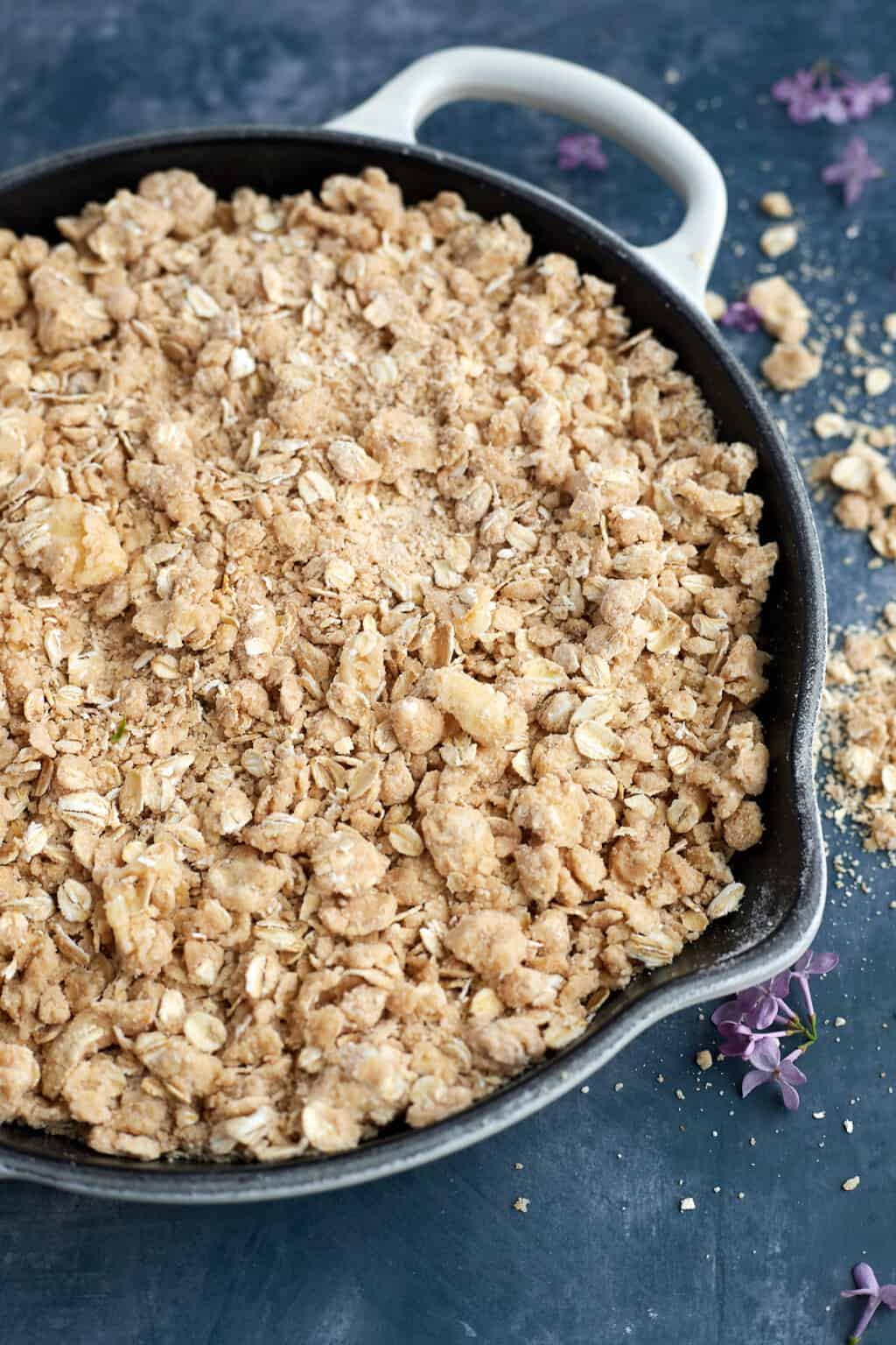 Easy Oat Crumble Topping Recipe