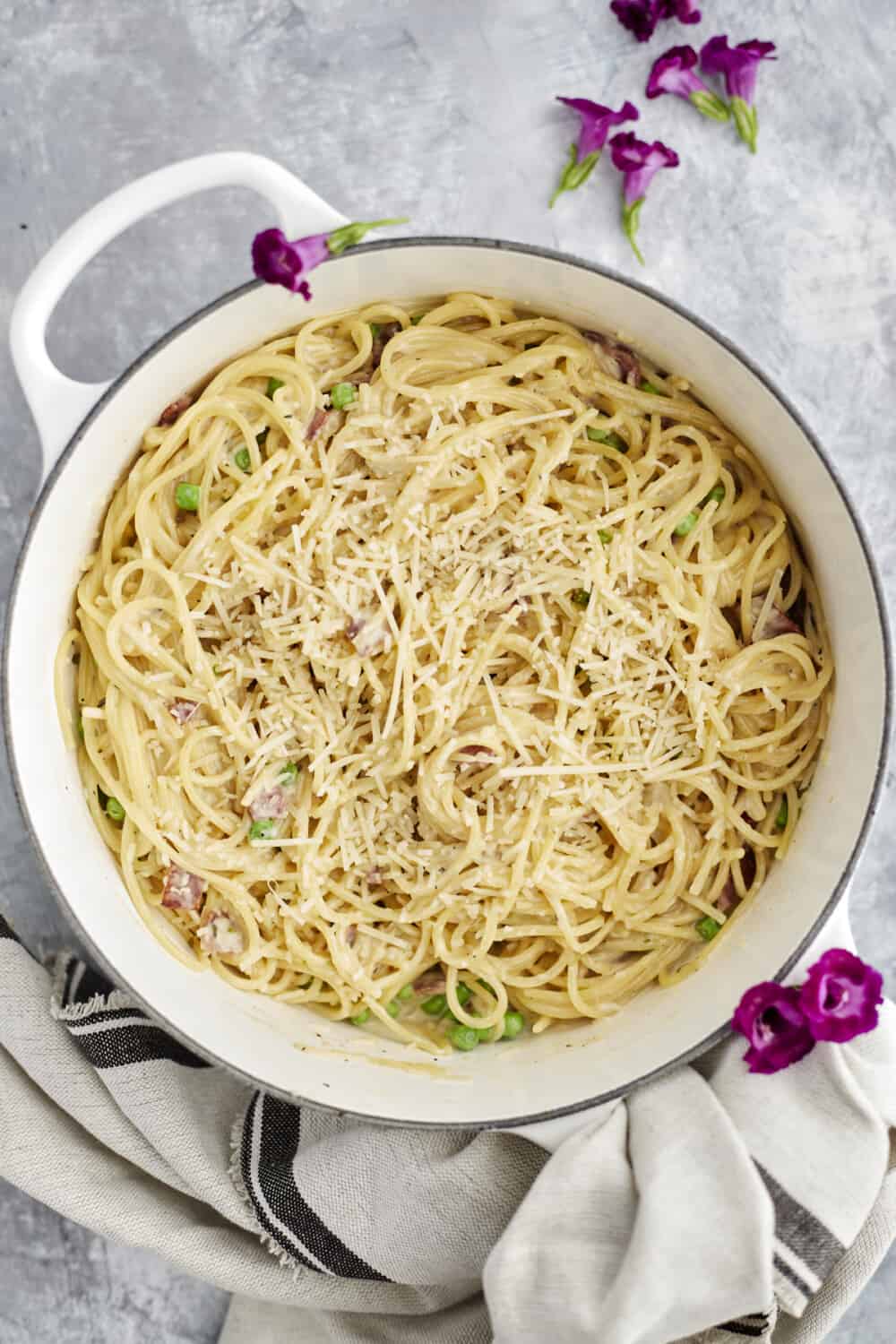 One Pot Spaghetti Carbonara Recipe