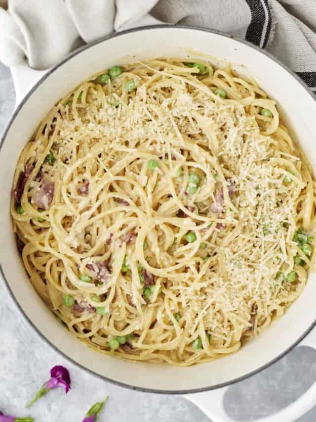 One Pot Spaghetti Carbonara Recipe Food Dolls 