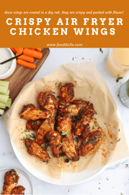 Crispy Air Fryer Chicken Wings - Food Dolls
