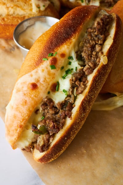 Ground Beef Philly Cheesesteak - Food Dolls