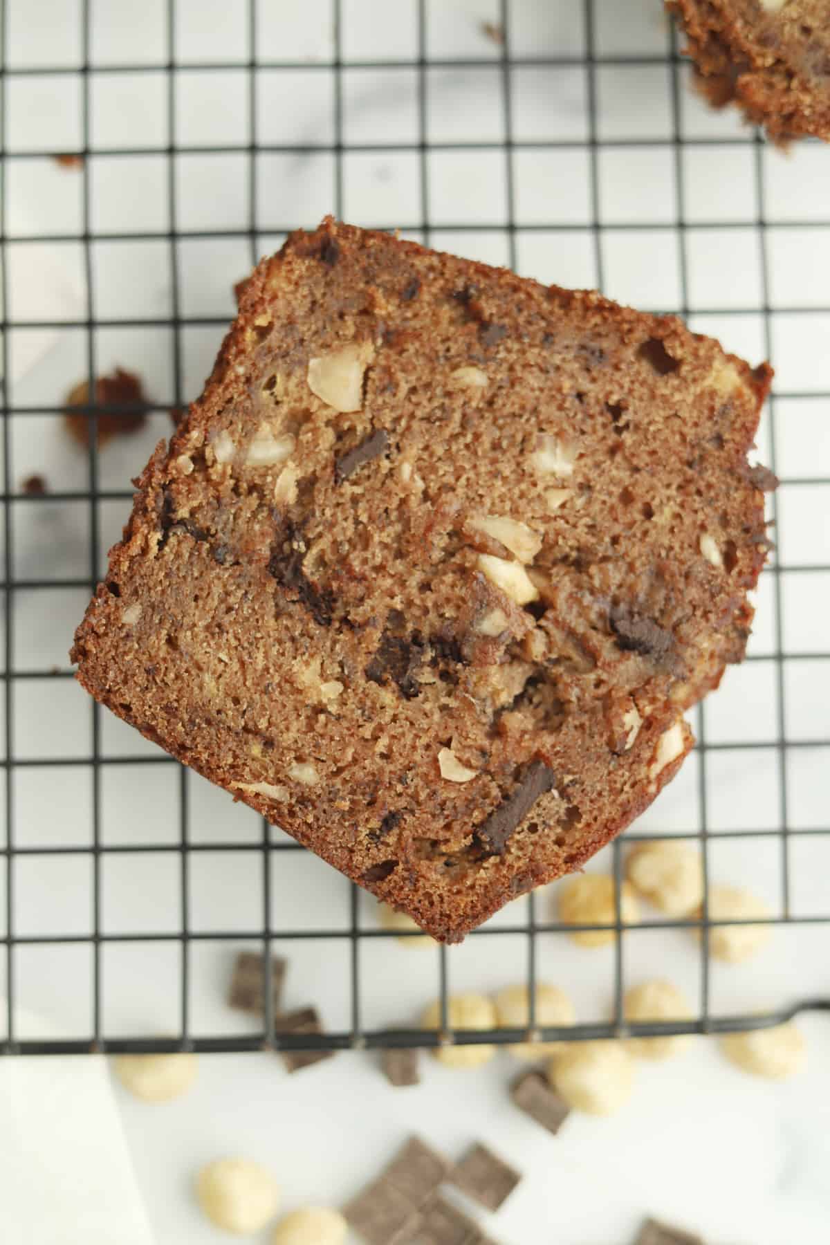 Chocolate Hazelnut Banana Bread - Food Dolls