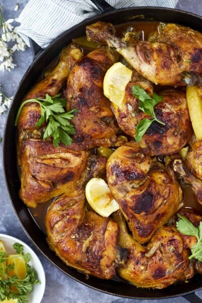 Middle Eastern Chicken and Potatoes - Food Dolls