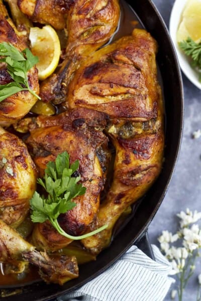 Middle Eastern Chicken and Potatoes - Food Dolls