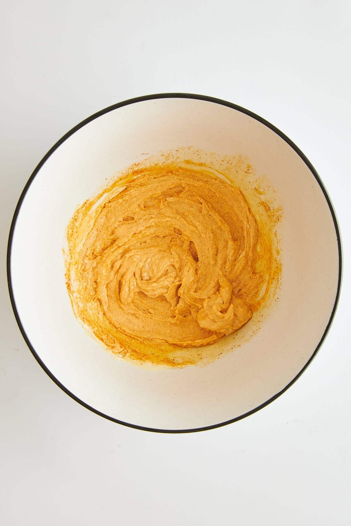 Hummus marinade in a bowl. 