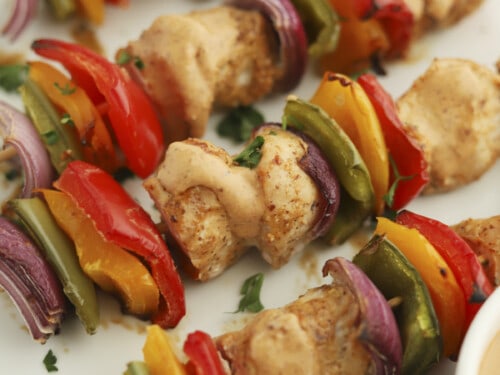 Oven-Baked Chipotle Chicken Skewers - Food Dolls