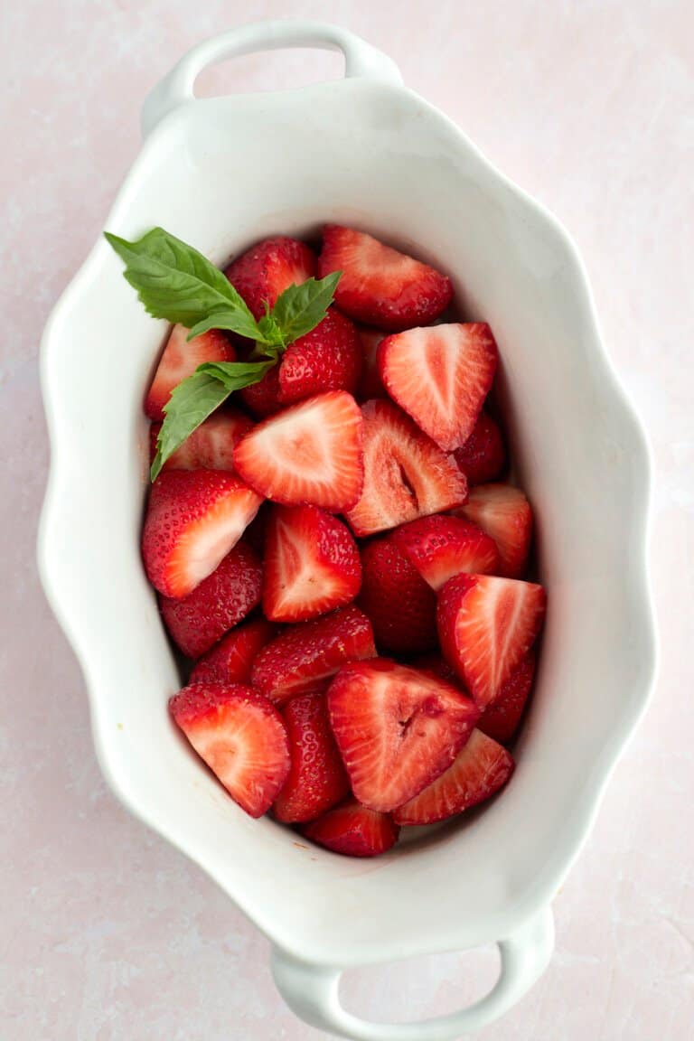 Whipped Goat Cheese with Strawberries