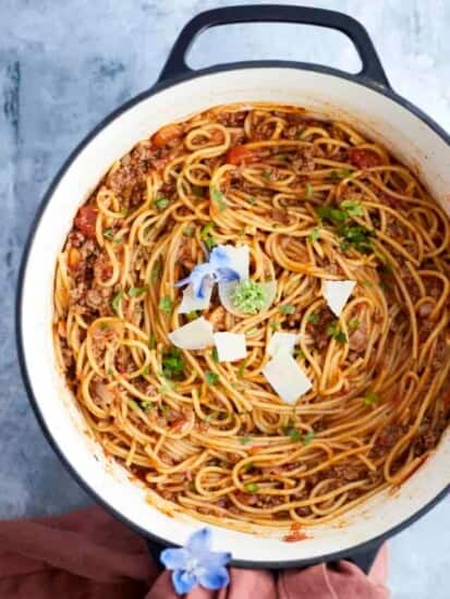 One Pot Spaghetti with Ground Beef