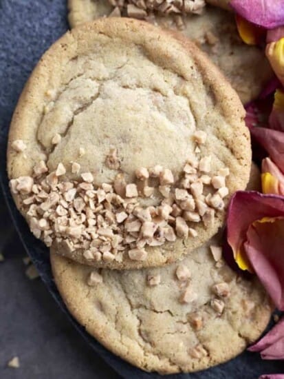 Brown Butter Toffee Cookies