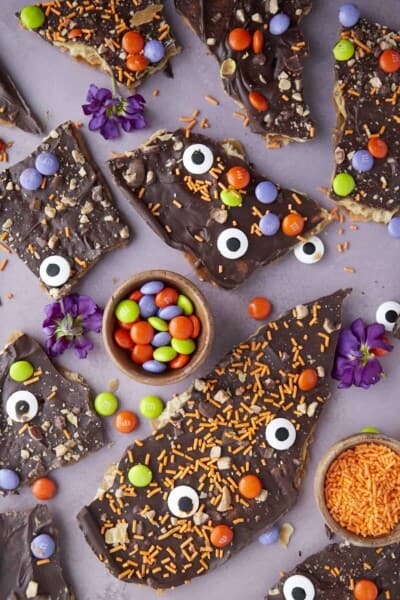 Halloween Saltine Crack Candy