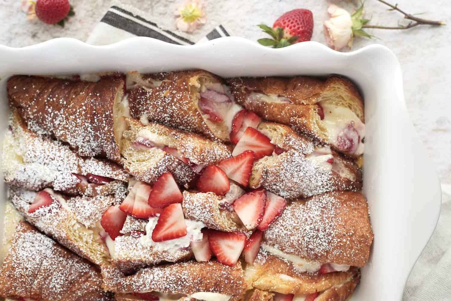 Strawberry Mascarpone French Toast