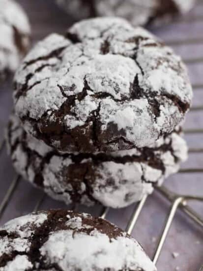 Chocolate Crinkle Cookies