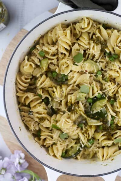 Creamy Pesto Pasta (One Pot Recipe)