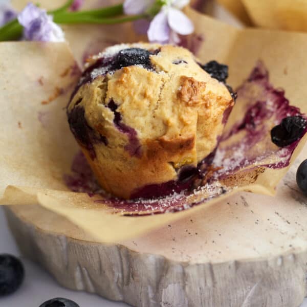 Easy Banana Blueberry Muffins