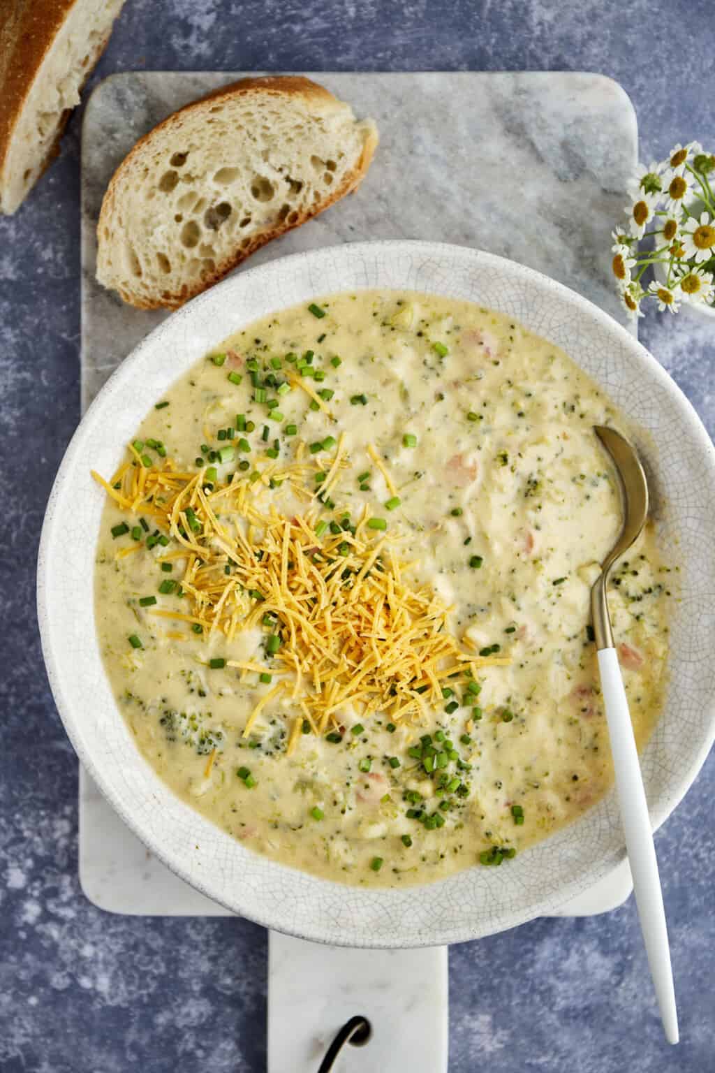 The Best Broccoli and Cheese Soup - Food Dolls