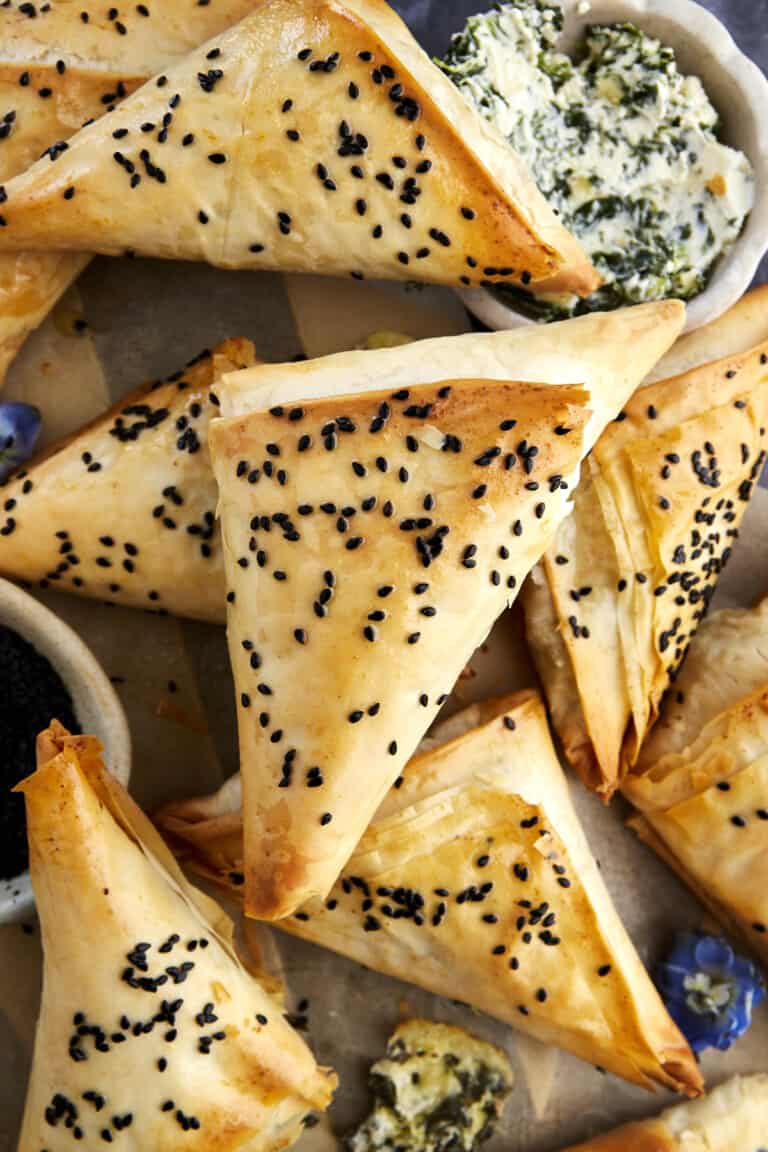 Spanakopita Triangles - Food Dolls