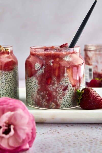 Strawberry Chia Pudding With Coconut Milk Food Dolls 7984