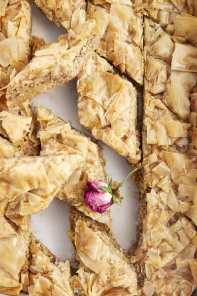 Easy Baklava Recipe Food Dolls   Easy Baklava14276 1 400x600 