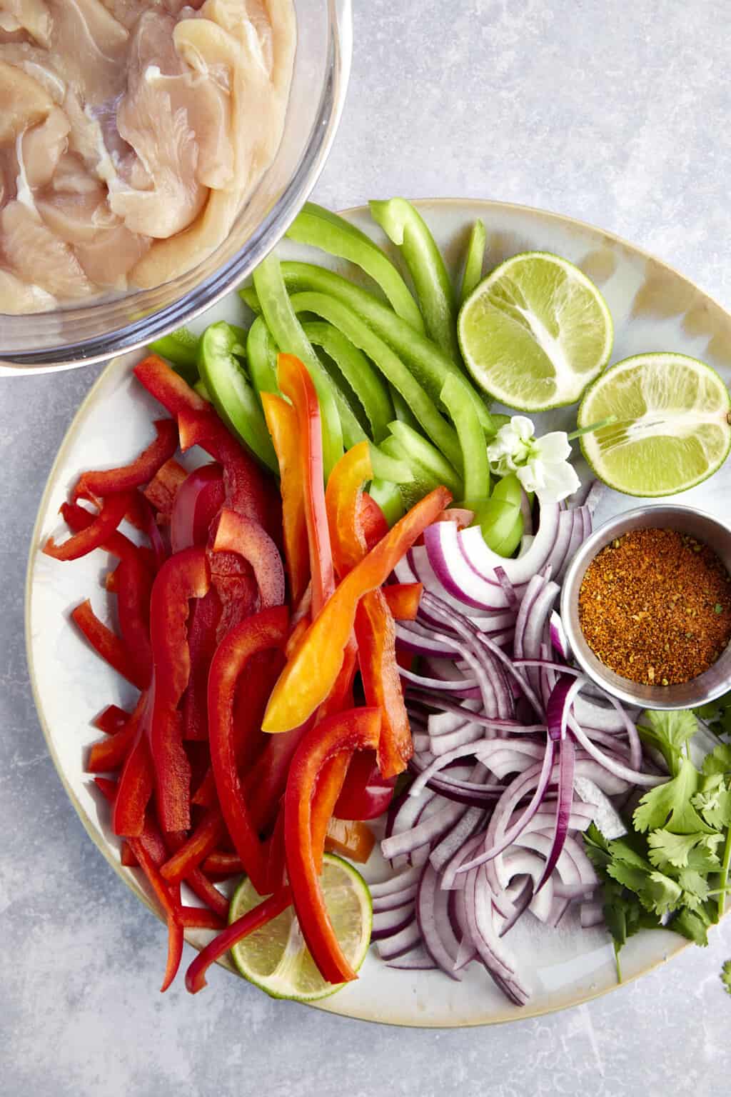 Easy Chicken Fajita Bowls Food Dolls