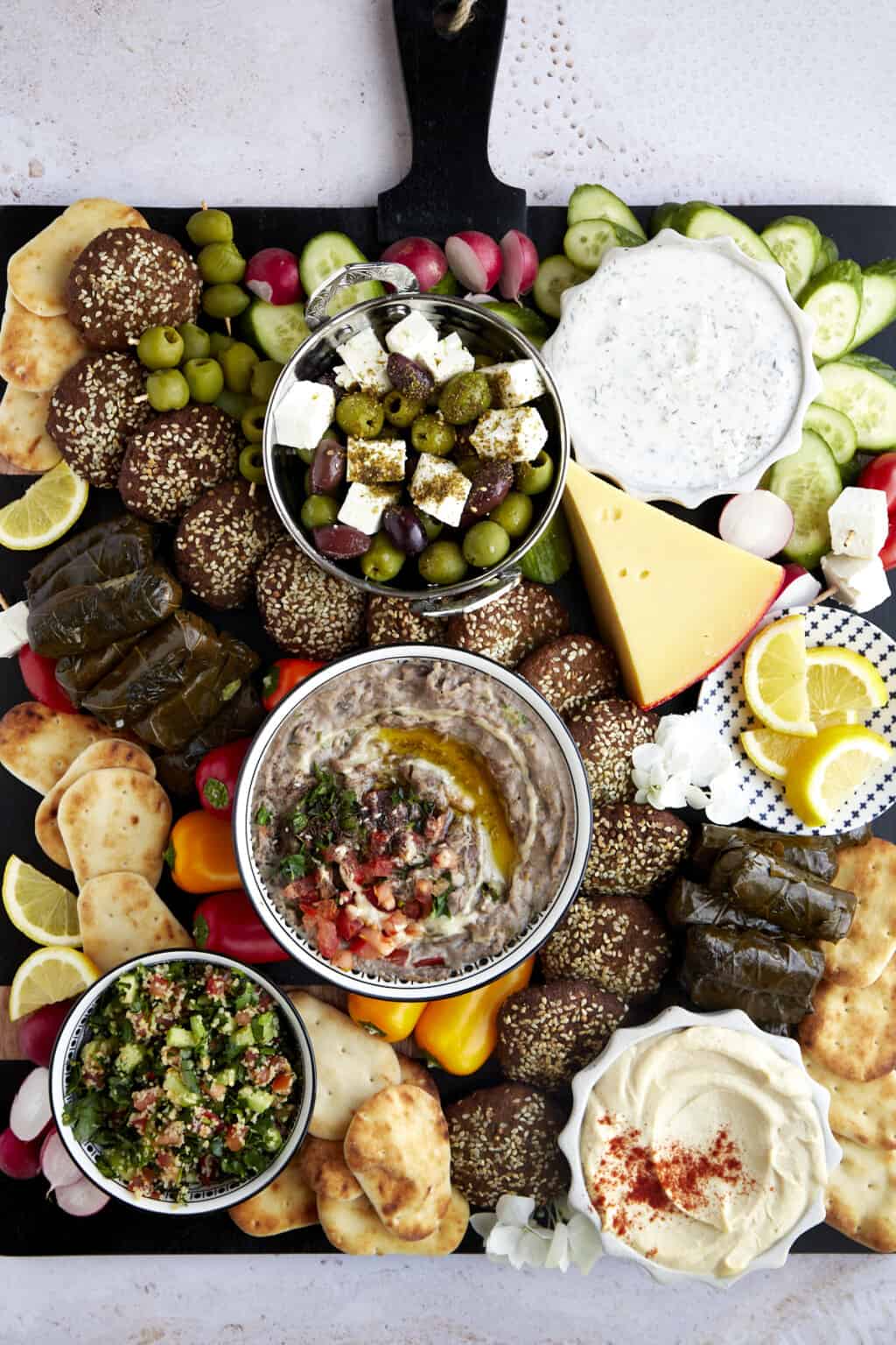 Mediterranean Mezze Platter - Food Dolls