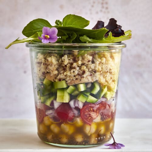 Greek Quinoa Salad Jars Recipe