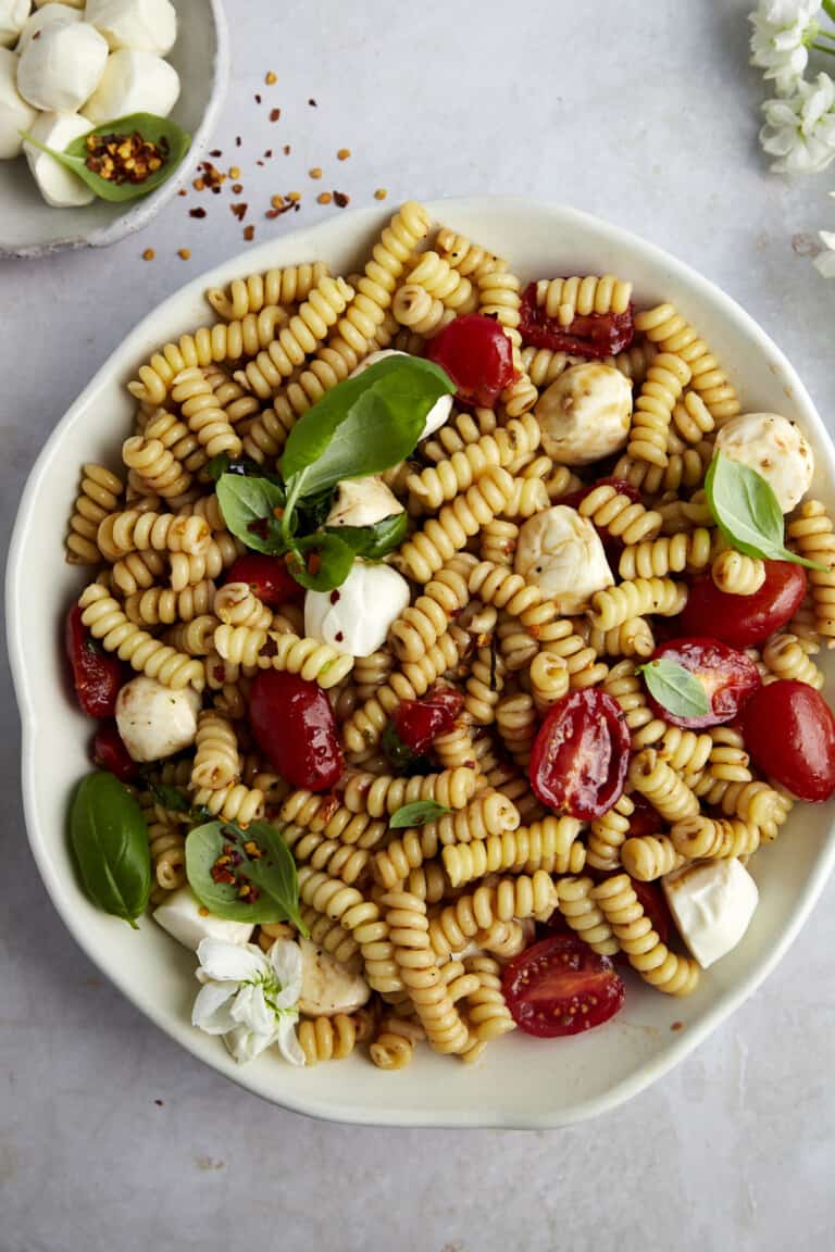 Caprese Pasta Salad - Food Dolls