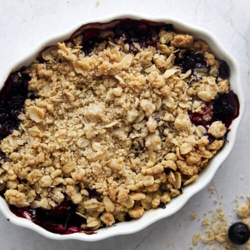 Mixed Berry Crisp Recipe - Food Dolls