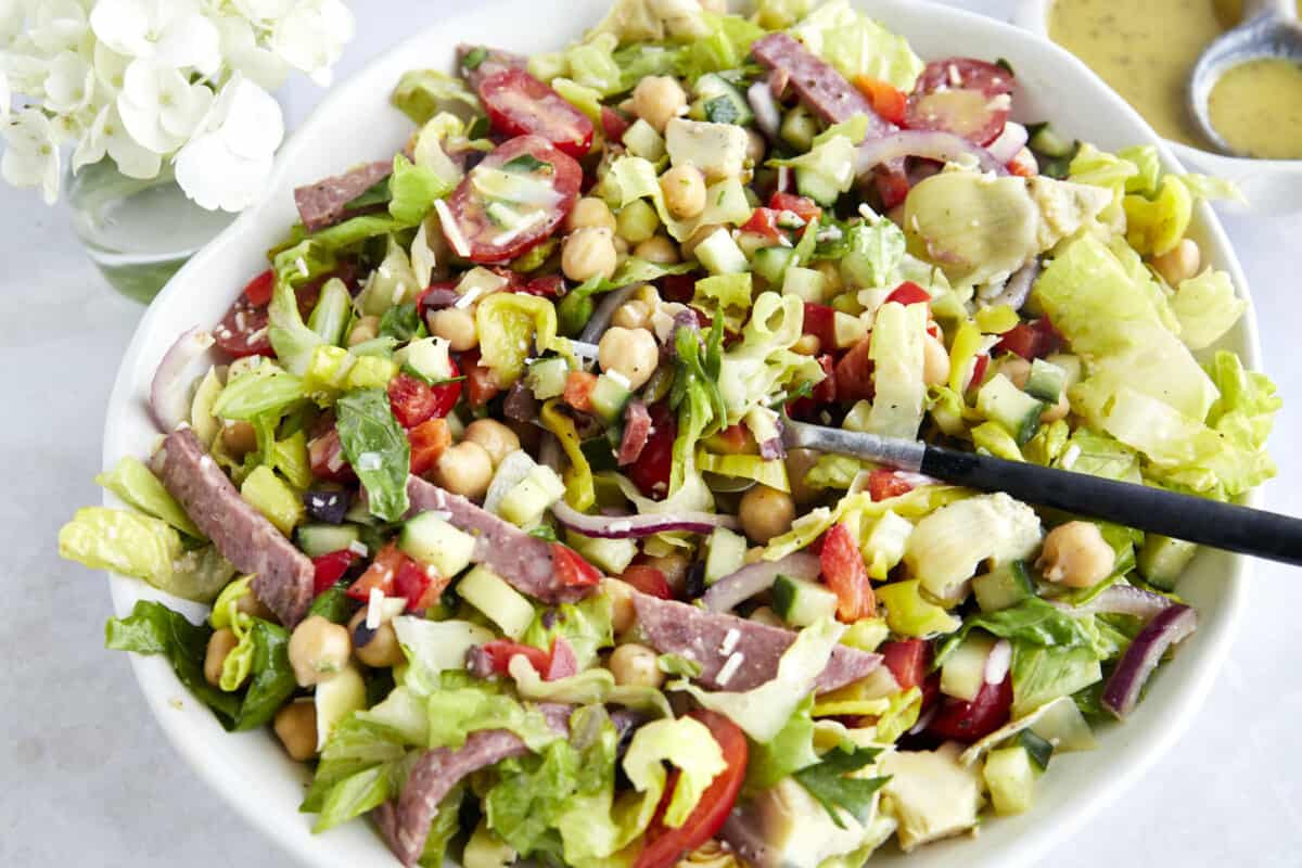 Italian Chopped Salad - Food Dolls