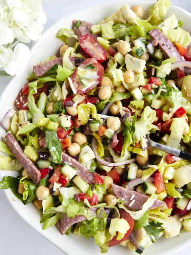 Italian Chopped Salad - Food Dolls