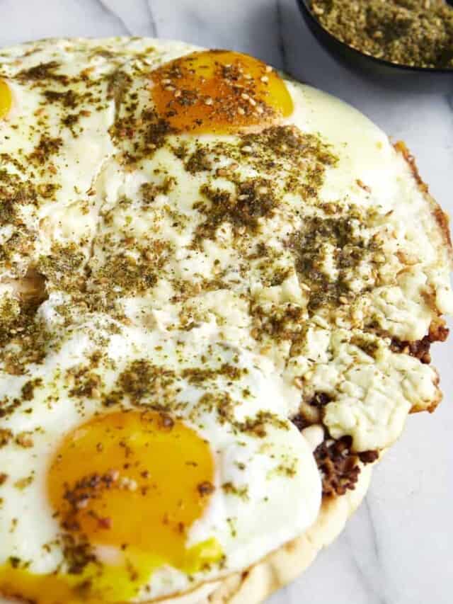 Viral Feta Fried Eggs - The Modern Nonna