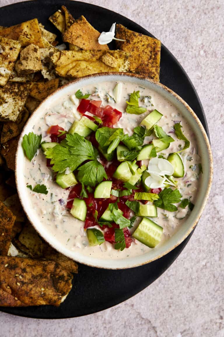 Cucumber Tomatocucumber Tomato Tahini Salad Food Dolls