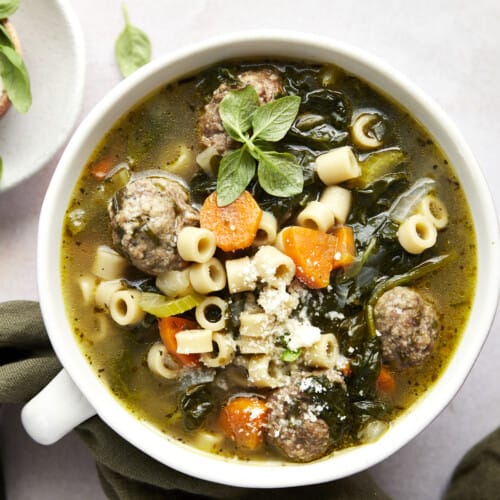 Italian Wedding Soup Recipe - Belly Full