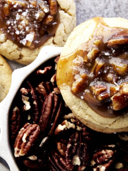 Pecan pie cookies.