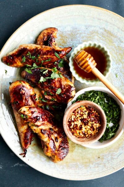 Grilled Honey Garlic Chicken - Food Dolls