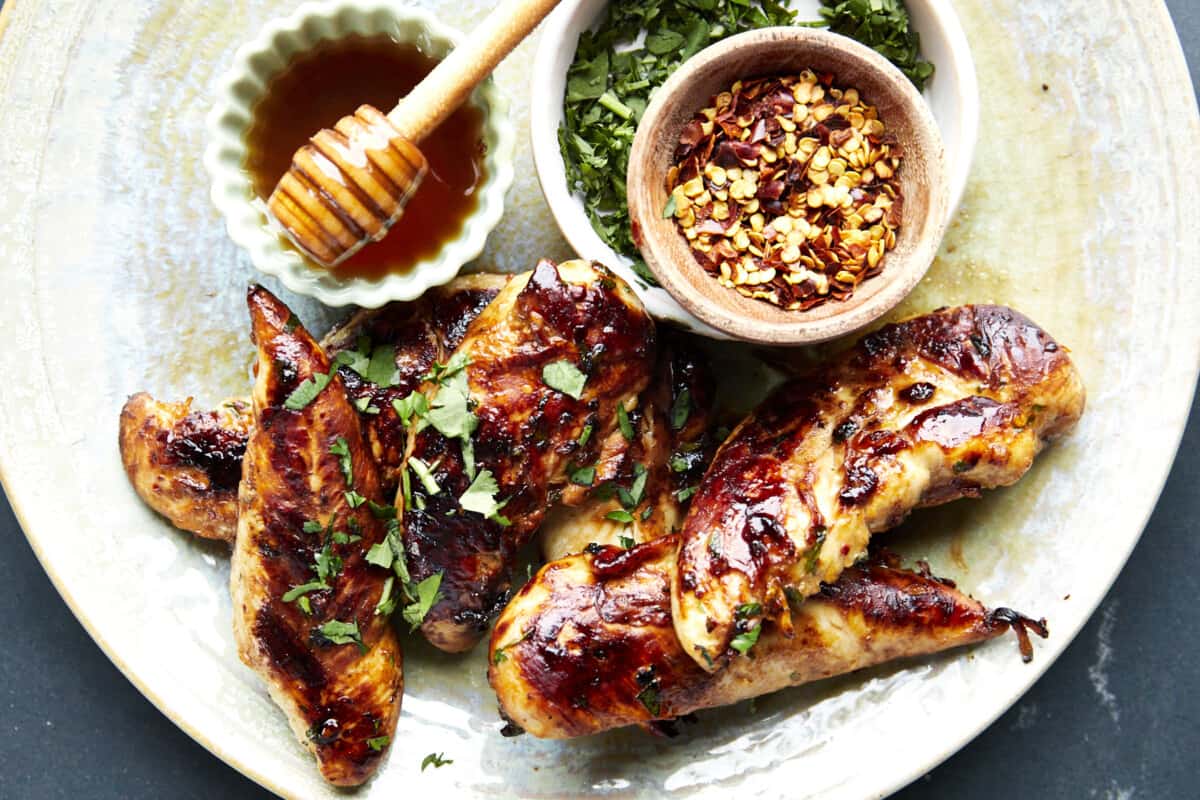 Grilled Honey Garlic Chicken - Food Dolls