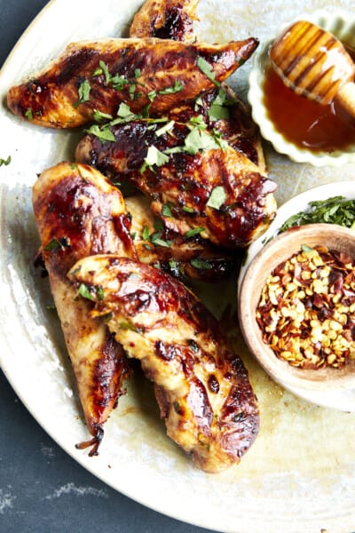 Grilled Honey Garlic Chicken - Food Dolls