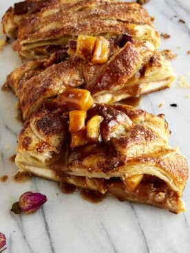 Apple Puff Pastry Braid